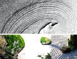 Bambus und bl&uuml;ten